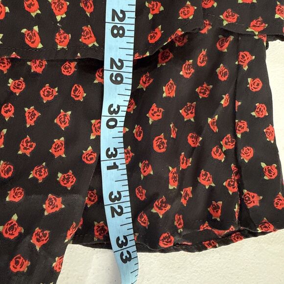 Motel Mini Dress Womens Large Multi Kepsibelle Dotty‎ Rose Tiered Summer Y2K - Picture 8 of 12